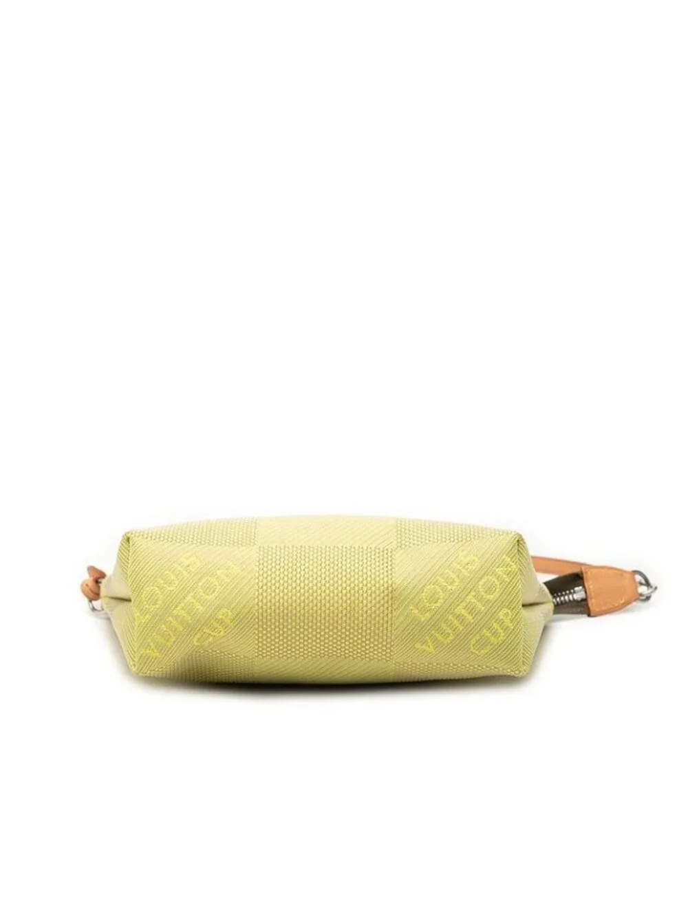 Louis Vuitton Damier Jean Volunteer Cup Included Pouch Handbag Lime Green